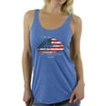 thumbnail image 1 of Awkward Styles Women's I Am An All American Girl Graphic Racerback Tank Tops Lips USA Flag 4th of July, 1 of 4