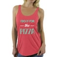 thumbnail image 1 of Awkward Styles Women's I Do It For the Pizza Graphic Racerback Tank Tops GYM Funny Workout Saying, 1 of 4