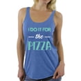 thumbnail image 1 of Awkward Styles Women's I Do It For the Pizza Graphic Racerback Tank Tops GYM Funny Workout Saying, 1 of 4