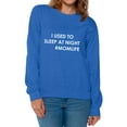 thumbnail image 1 of Awkward Styles Women's I Used To Sleep At Night Graphic Sweatshirt Tops Hashtag Momlife, 1 of 4