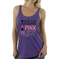thumbnail image 1 of Awkward Styles Women's I Wear Pink for Someone Special Graphic Racerback Tank Tops Breast Cancer Awareness, 1 of 4
