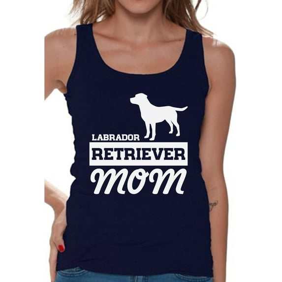 Awkward Styles Women's Labrador Retriever Mom Graphic Tank Tops Dog Mom