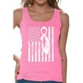 thumbnail image 1 of Awkward Styles Women's Lung Cancer Awareness Graphic Tank Tops White Ribbon, 1 of 4