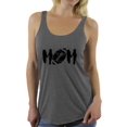 thumbnail image 1 of Awkward Styles Women's M-O-M Football Mom Graphic Racerback Tank Tops Black Sports Mother's Day Gift, 1 of 4