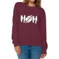 thumbnail image 1 of Awkward Styles Women's M-O-M Football Mom Graphic Sweatshirt Tops White Mother's Day Gift Sports Mom, 1 of 4