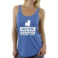 thumbnail image 1 of Awkward Styles Women's Maltese Dog Mom Graphic Racerback Tank Tops Pet Lover Gift, 1 of 4