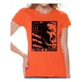 thumbnail image 1 of Awkward Styles Women's Martin Luther King Graphic T-shirt Tops American Flag Shirt, 1 of 4