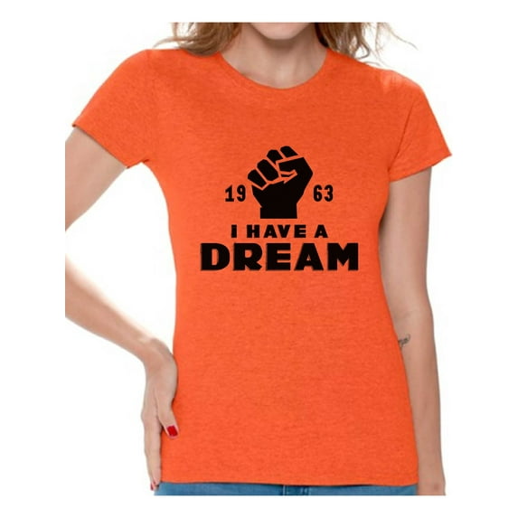 Awkward Styles Women's Martin Luther King Graphic T-shirt Tops I Have a Dream Shirt 1963