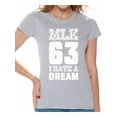 thumbnail image 1 of Awkward Styles Women's Martin Luther King Graphic T-shirt Tops I Have a Dream Shirt, 1 of 4