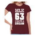 thumbnail image 1 of Awkward Styles Women's Martin Luther King Graphic T-shirt Tops I Have a Dream Shirt, 1 of 4