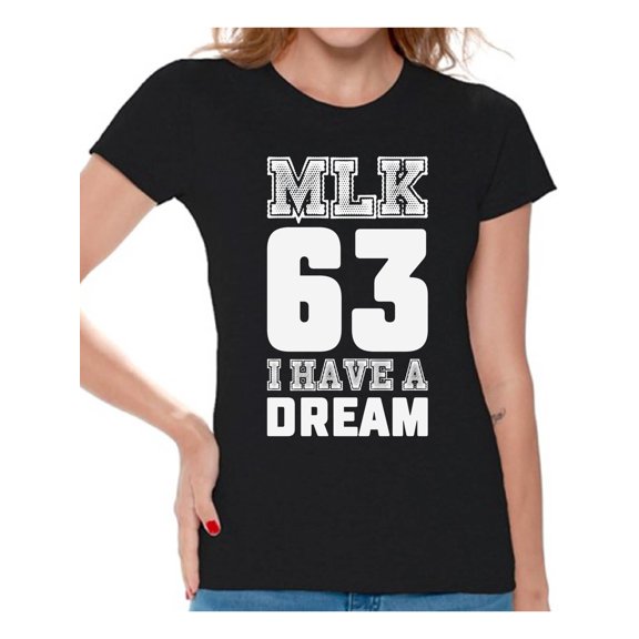 Awkward Styles Women's Martin Luther King Graphic T-shirt Tops I Have a Dream Shirt
