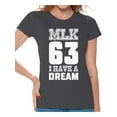 thumbnail image 1 of Awkward Styles Women's Martin Luther King Graphic T-shirt Tops I Have a Dream Shirt, 1 of 4