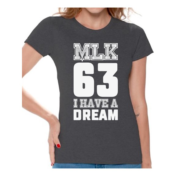 Awkward Styles Women's Martin Luther King Graphic T-shirt Tops I Have a Dream Shirt
