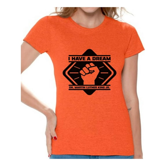 Awkward Styles Women's Martin Luther King Graphic T-shirt Tops Resist Shirt