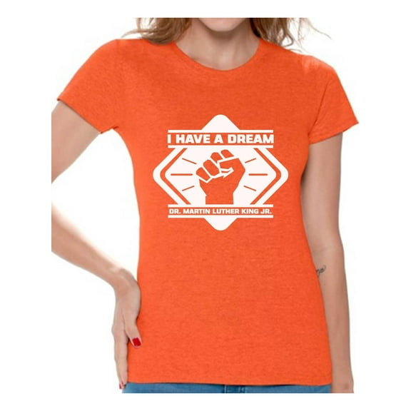 Awkward Styles Women's Martin Luther King Jr Graphic T-shirt Tops Resist Shirt