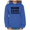 thumbnail image 1 of Awkward Styles Women's Mom Game Strong Mom's Graphic Hoodie Tops Black Cosmic, 1 of 4
