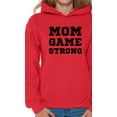 thumbnail image 1 of Awkward Styles Women's Mom Game Strong Mom's Graphic Hoodie Tops Black Cosmic, 1 of 4