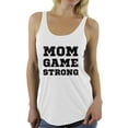 thumbnail image 1 of Awkward Styles Women's Mom Game Strong Mom's Graphic Racerback Tank Tops Black Cosmic, 1 of 4
