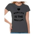 thumbnail image 1 of Awkward Styles Women's Mom Life Is The Best Life Graphic T-shirt Tops Cute Mother's Day Gift, 1 of 4