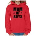 thumbnail image 1 of Awkward Styles Women's Mom of Boys Motherhood Mother's Day Graphic Hoodie Tops Black Arrow, 1 of 4