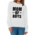 thumbnail image 1 of Awkward Styles Women's Mom of Boys Motherhood Mother's Day Graphic Sweatshirt Tops Black Arrow, 1 of 4