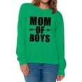 thumbnail image 1 of Awkward Styles Women's Mom of Boys Motherhood Mother's Day Graphic Sweatshirt Tops Black Arrow, 1 of 4