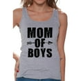 thumbnail image 1 of Awkward Styles Women's Mom of Boys Motherhood Mother's Day Graphic Tank Tops Black Arrow, 1 of 4