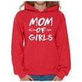 thumbnail image 1 of Awkward Styles Women's Mom of Girls Arrow Mother's Day Graphic Hoodie Tops White Motherhood New Mom, 1 of 4