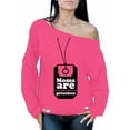 thumbnail image 1 of Awkward Styles Women's Moms Are Priceless Graphic Off Shoulder Tops Oversized Sweatshirt Mothers Day Gift, 1 of 4