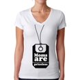 thumbnail image 1 of Awkward Styles Women's Moms Are Priceless V-neck T-shirt Mothers Day Gift, 1 of 4