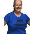 thumbnail image 1 of Awkward Styles Women's Moms Know A Lot Grandmas Know Everything Graphic T-shirt Tops Mother's Day Gift, 1 of 5