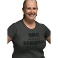 thumbnail image 1 of Awkward Styles Women's Moms Know A Lot Grandmas Know Everything Graphic T-shirt Tops Mother's Day Gift, 1 of 5