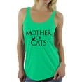 thumbnail image 1 of Awkward Styles Women's Mother Of Cats Fun Graphic Racerback Tank Tops Pet Lover Gift, 1 of 4