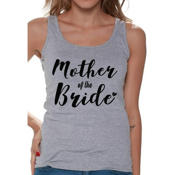 Awkward Styles Women's Mother Of The Bride Mom`s Graphic Tank Tops Wedding Party