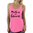 thumbnail image 1 of Awkward Styles Women's Mother Of The Groom Proud Mom`s Graphic Racerback Tank Tops Wedding Day, 1 of 4