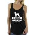 thumbnail image 1 of Awkward Styles Women's Poodle Mom Dog Lover Graphic Racerback Tank Tops, 1 of 4