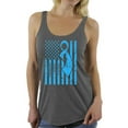 thumbnail image 1 of Awkward Styles Women's Prostate Cancer Awareness Graphic Racerback Tank Tops Light Blue Ribbon, 1 of 4