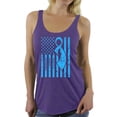 thumbnail image 1 of Awkward Styles Women's Prostate Cancer Awareness Graphic Racerback Tank Tops Light Blue Ribbon, 1 of 4