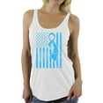 thumbnail image 1 of Awkward Styles Women's Prostate Cancer Awareness Graphic Racerback Tank Tops Light Blue Ribbon, 1 of 4