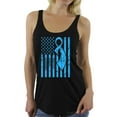 thumbnail image 1 of Awkward Styles Women's Prostate Cancer Awareness Graphic Racerback Tank Tops Light Blue Ribbon, 1 of 4