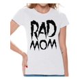 thumbnail image 1 of Awkward Styles Women's Rad Mom Cool Graphic T-shirt Tops Black Mother's Day, 1 of 4