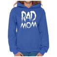 thumbnail image 1 of Awkward Styles Women's Rad Mom Funny Graphic Hoodie Tops White Mothering, 1 of 4