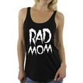 thumbnail image 1 of Awkward Styles Women's Rad Mom Funny Graphic Racerback Tank Tops White Mothering, 1 of 4