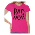thumbnail image 1 of Awkward Styles Women's Rad Mom Graphic T-shirt Tops Vintage Raddest Mom, 1 of 4