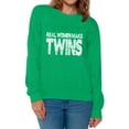 thumbnail image 1 of Awkward Styles Women's Real Women Make Twins Graphic Sweatshirt Tops Mother`s Hilarious, 1 of 4