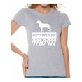 thumbnail image 1 of Awkward Styles Women's Rottweiler Mom Graphic T-shirt Tops Dog Mom Gift Idea, 1 of 4