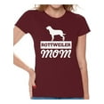 thumbnail image 1 of Awkward Styles Women's Rottweiler Mom Graphic T-shirt Tops Dog Mom Gift Idea, 1 of 4