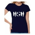 thumbnail image 1 of Awkward Styles Women's Soccer MOM Motherhood Graphic T-shirt Tops White Sport Mom Gift Idea, 1 of 4