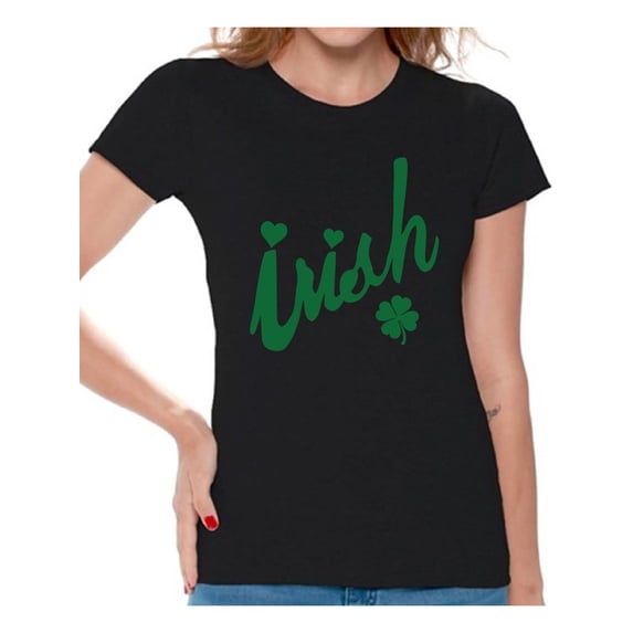 Awkward Styles Women's St Patrick's Day Shirts Irish Shirts for Women Luck Green Irish Shamrock Shirt St Patrick's Day Tee St Patrick Day Party Green Shamrock Tshirt Proud Irish Roots