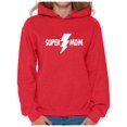 thumbnail image 1 of Awkward Styles Women's Super Mom Mothering Graphic Hoodie Tops Gift For Mom, 1 of 4